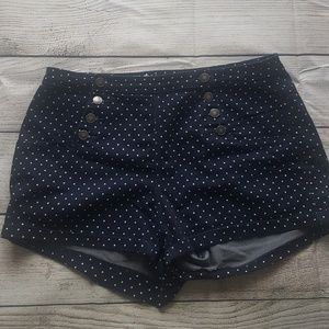 Torrid (Lovesick) hi-waisted sailor shorts
